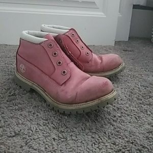 Pink Timberland Boots